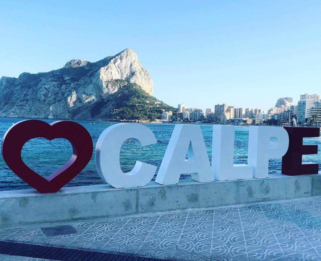 1F Apartamento 1 dormitorio con vistas al mar Calpe Exterior foto